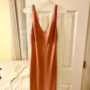 Dusty rose slip dress, size SP from Abercrombie & Fitch